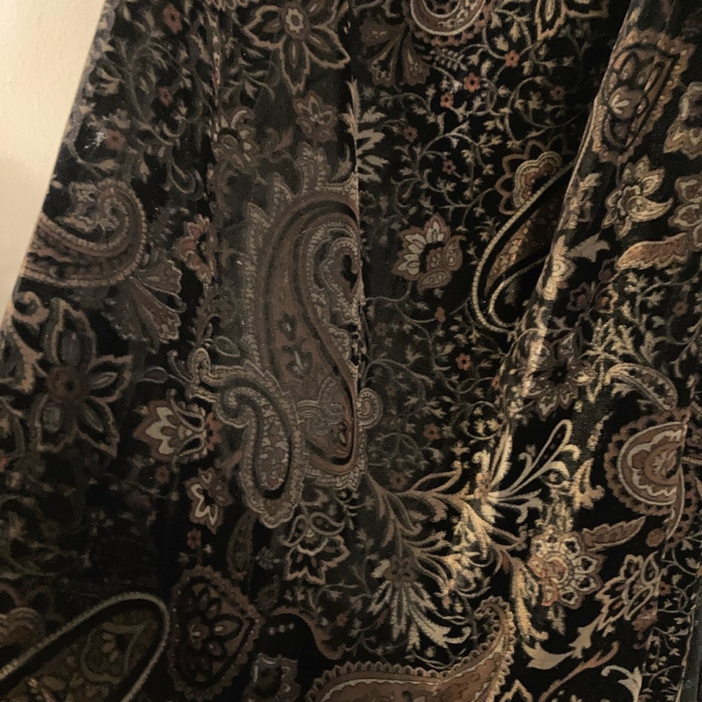 Velvet Floor Length Jessica McClintock Gown